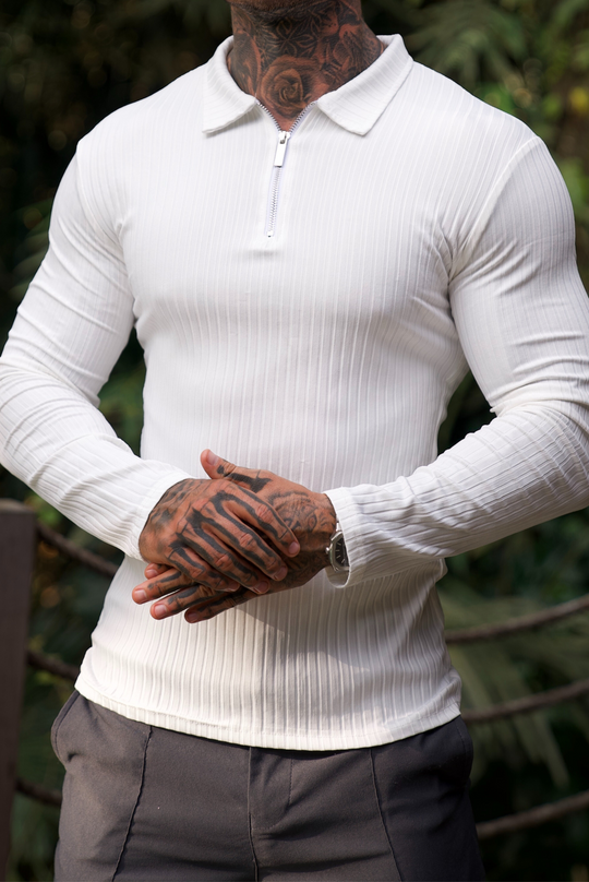 Fascino: Pull en tricot zippé