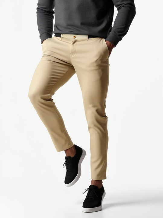 Attivo: Pantalon De Mobilité Moderne Infroissable