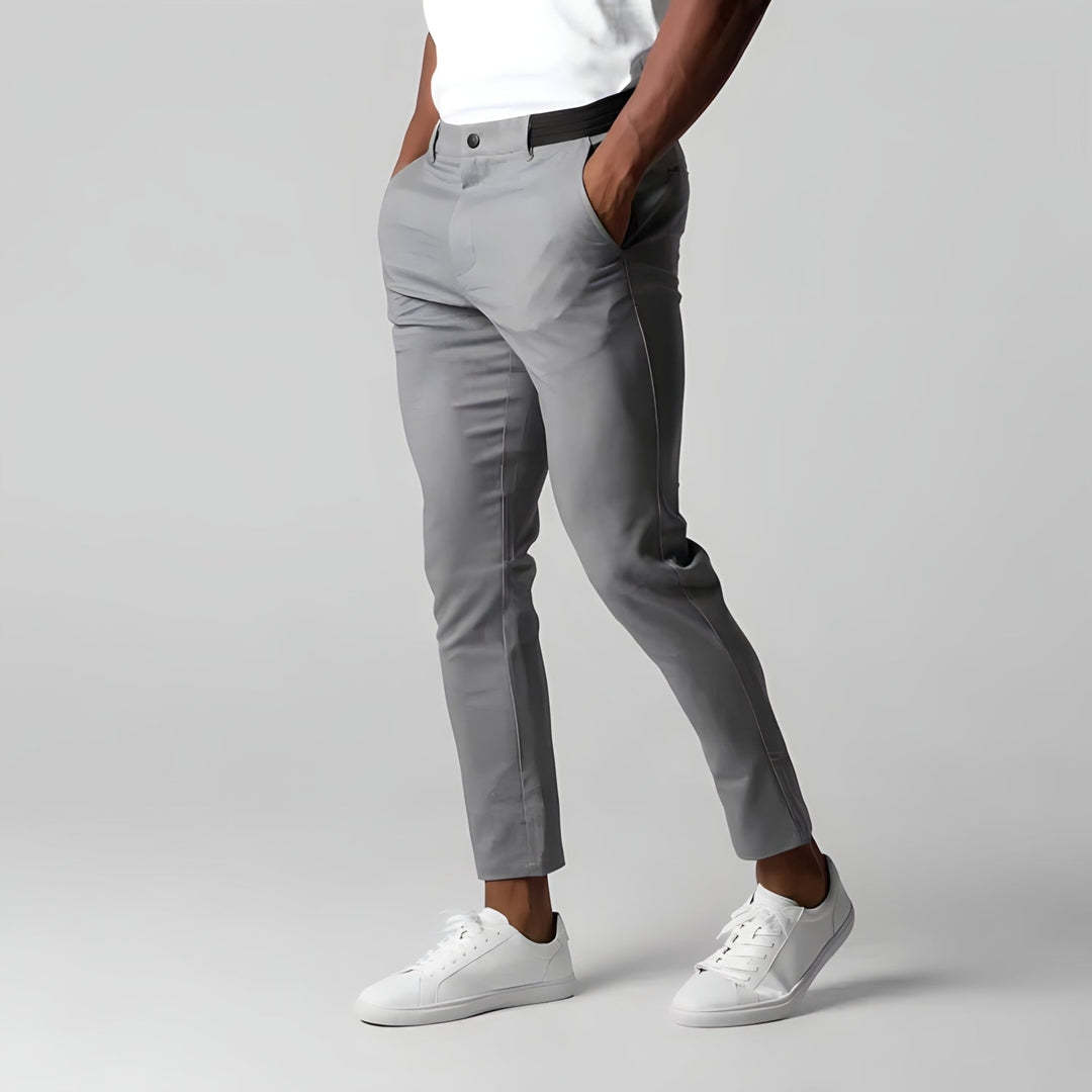 Attivo: Pantalon De Mobilité Moderne Infroissable